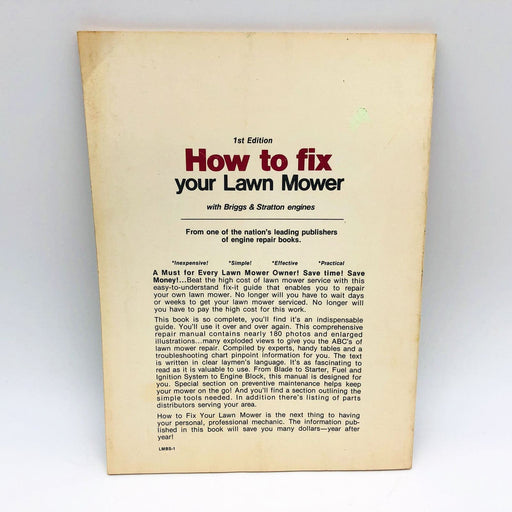 How To Fix Your Lawn Mower With Briggs and Stratton Engines 1974 DIY Do It Yours 2