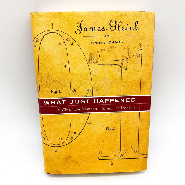 What Just Happened Hardcover James Gleick 2002 Cyberspace Computers Internet 1st 1