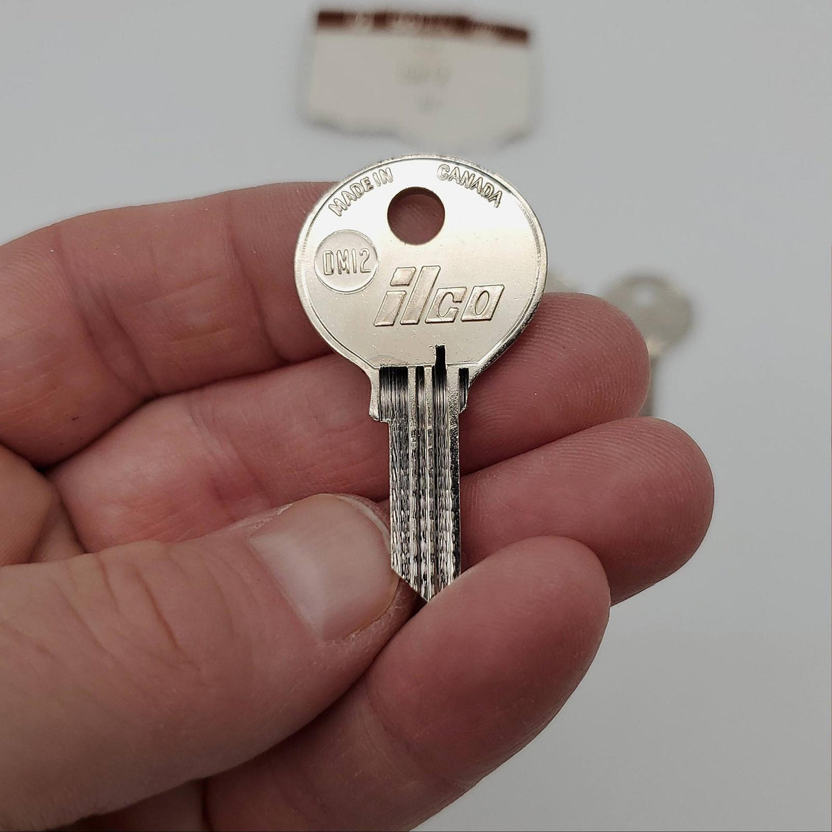 10x Ilco Dominion DM12 Key Blanks Nickel Plated Cabinet Utility NOS ...