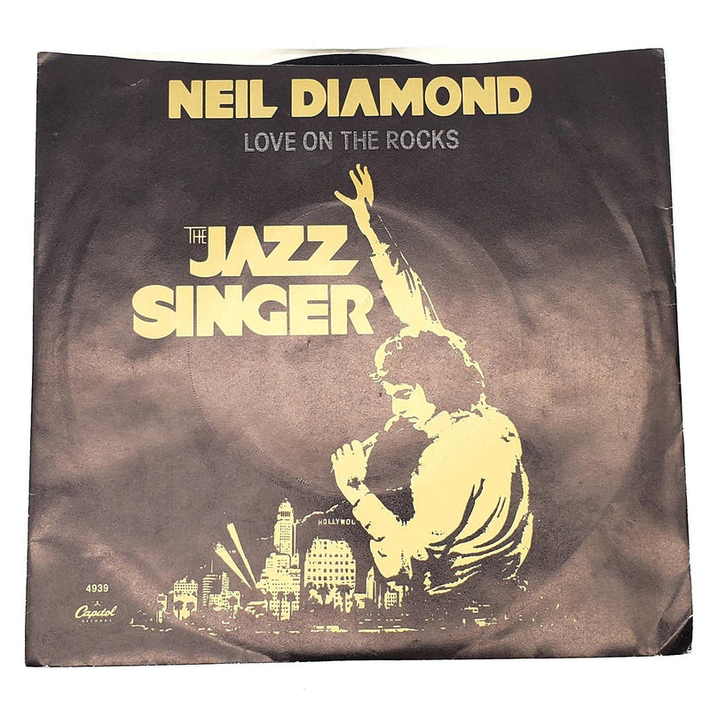 Neil Diamond Love On The Rocks 45 RPM Single Record Capitol Records 1980 4939 1