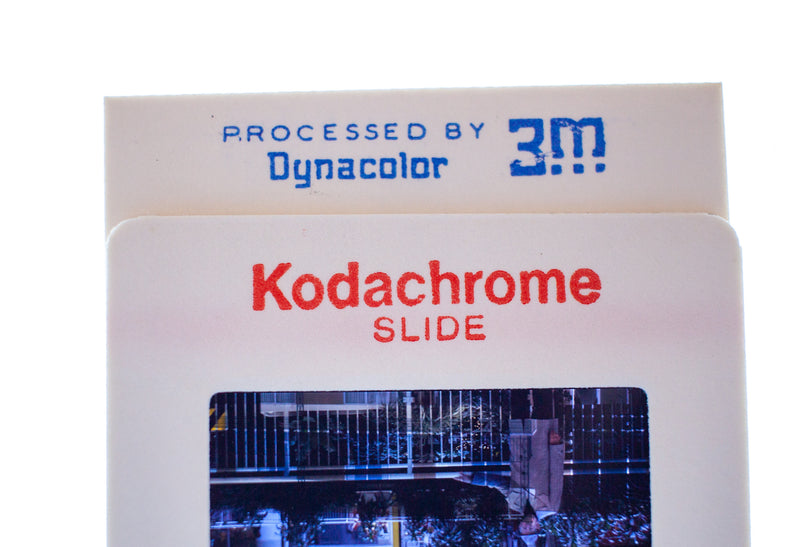 Vintage 35mm Photo Transparency Slides - Man with Fedora 1970 & 1980 | Lot of 2