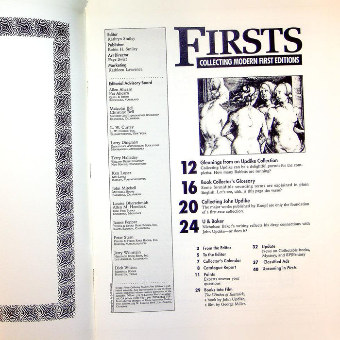 Firsts Magazine January 1993 Vol 3 No 1 Collecting John Updike 2