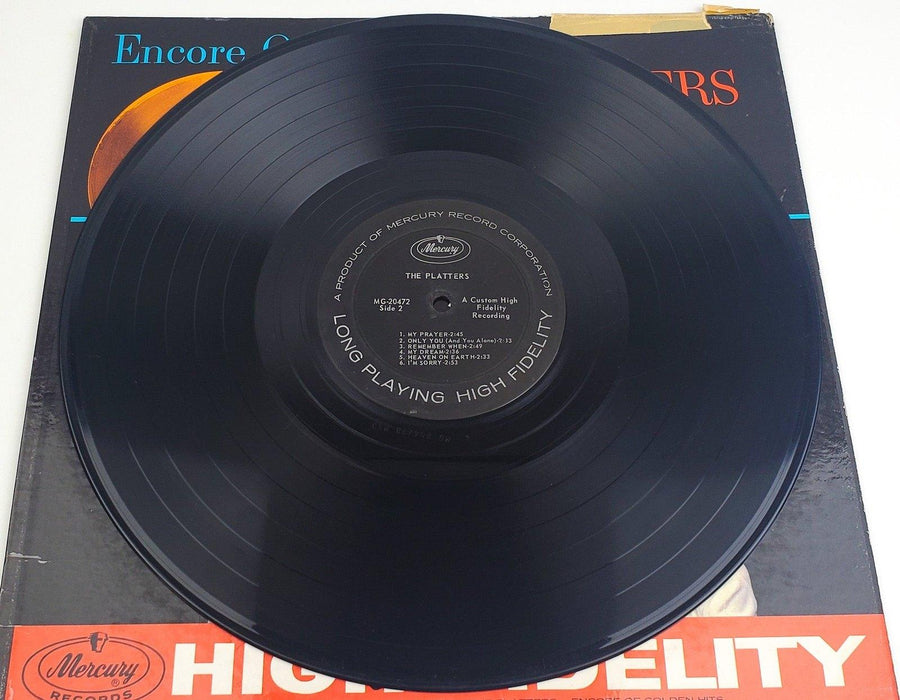 The Platters Encore Of Golden Hits 33 RPM LP Record Mercury 1960 High Fidelty 6