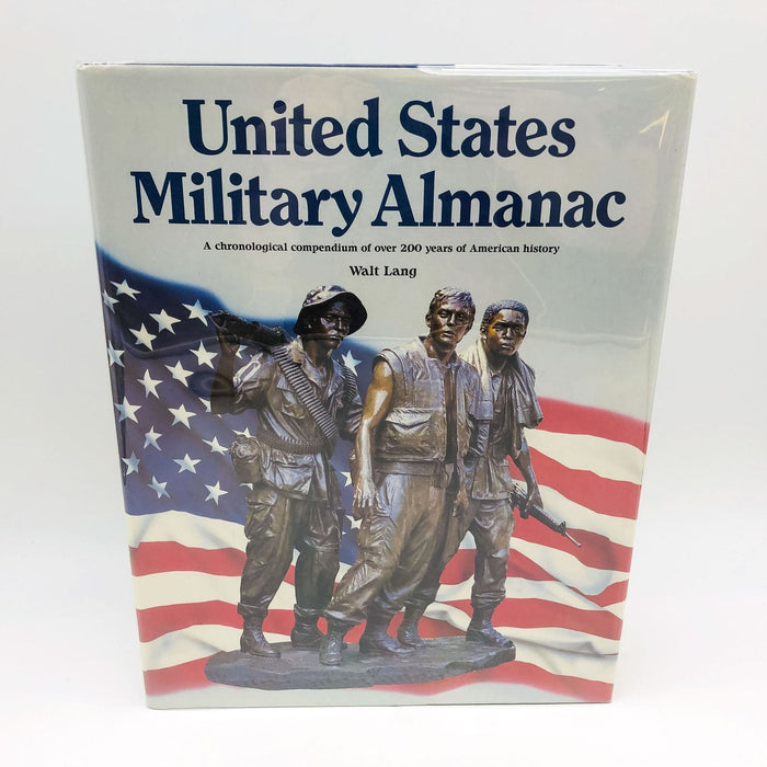 United States Military Almanac Hardcover Walt Lang 1989 1st Edition History 1