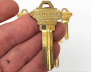 5x Schlage Control 35-056 F Key Blanks Nickel Silver 6 Pin NOS 1