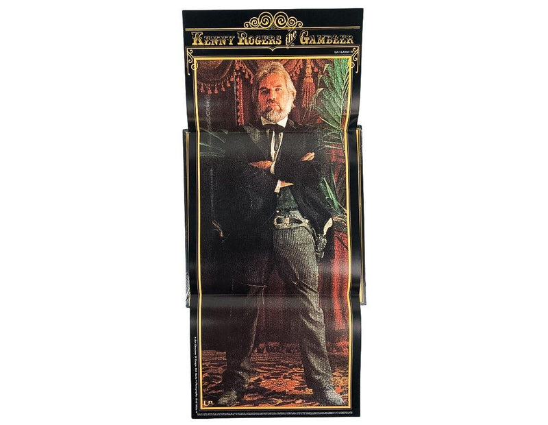 Kenny Rogers Gambler Vinyl Record UA-LA934-H BONUS Color Poster Arista 1978 3