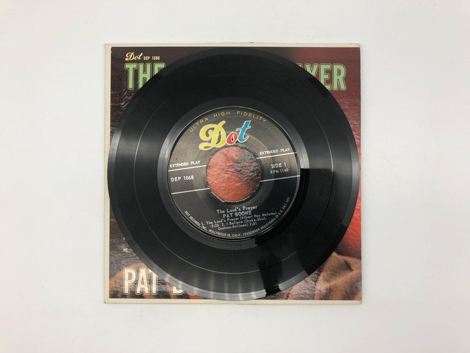 Pat Boone The Lord's Prayer Record 45 RPM EP DEP 1068 Dot Records 1958 Picture 3
