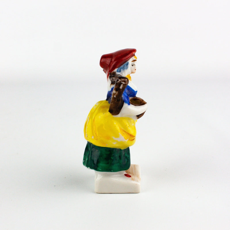 Occupied Japan Mini Dutch Woman Single Bud Vase 3 Inches 2