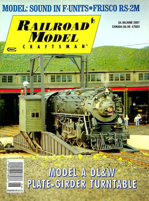 Railroad Model Craftsman Magazine June 2007 Vol 76 No 1 DL&W Plate-Girder