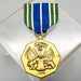 US Army Achievement Medal Pin Vintage LIGI This We'll Defend 1775 Blue Green 6