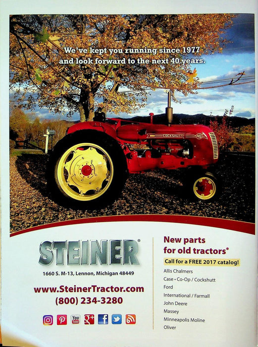 Farm Collector Magazine November 2017 Vol 20 # 4 Stone Boats