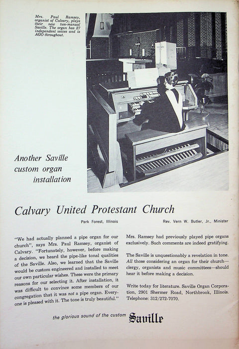 Journal of Church Music Magazine Oct 1965 Bach's A Child is Born in Bethlehem 2