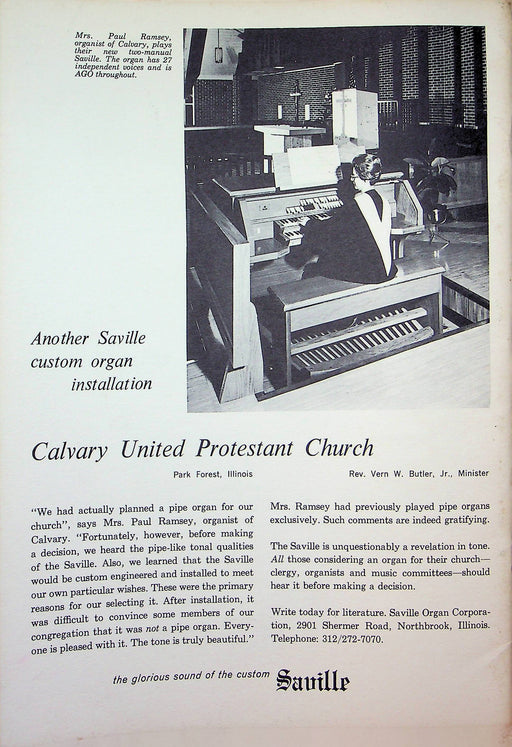 Journal of Church Music Magazine Oct 1965 Bach's A Child is Born in Bethlehem 2