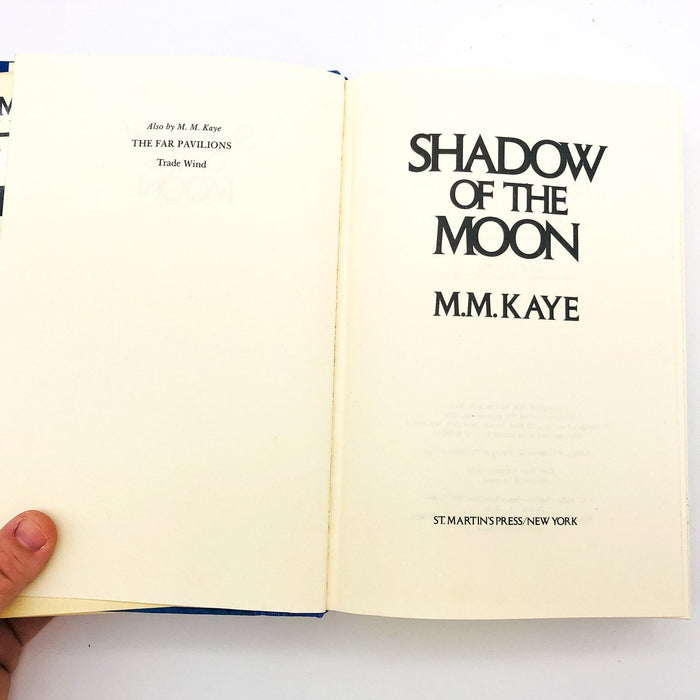 Shadow Of The Moon Hardcover M. M. Kaye 1979 India Raj 19th Century Revolution 7