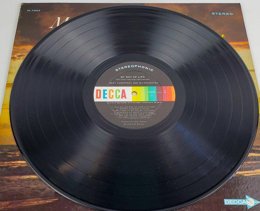 Bert Kaempfert My Way Of Life Record 33 RPM LP DL 75059 Decca 1968 3