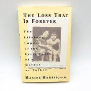 The Loss That Is Forever Hardcover Maxine Harris PHD 1995 Maternal Deprivation 1