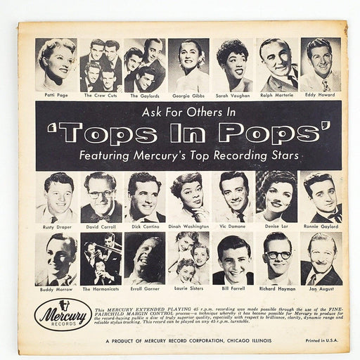 Richard Hayman Tops In Pops Similau, Vera Cruz Record 45 RPM EP Mercury 2