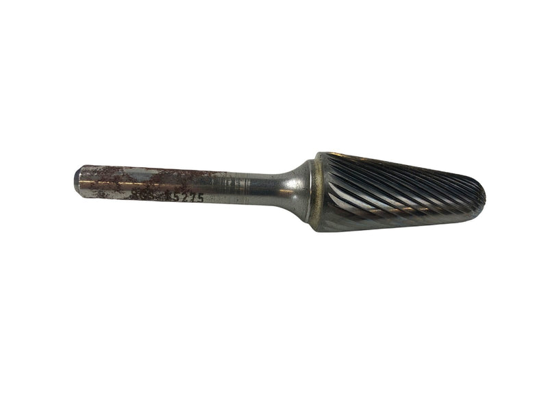 SGS 15275 Carbide Taper Bur Radius 5/8" Cutting Diameter 1/4" Shank S/C SL-5 1