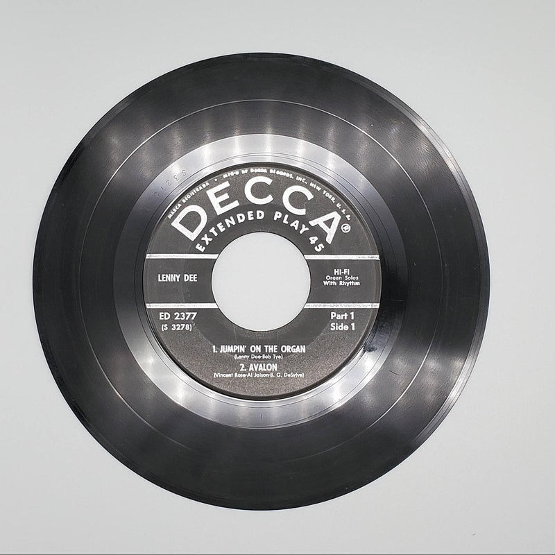 Lenny Dee Dee-Most! Part 1 Jumpin' On The Organ, Avalon EP Record Decca ED 2377 3