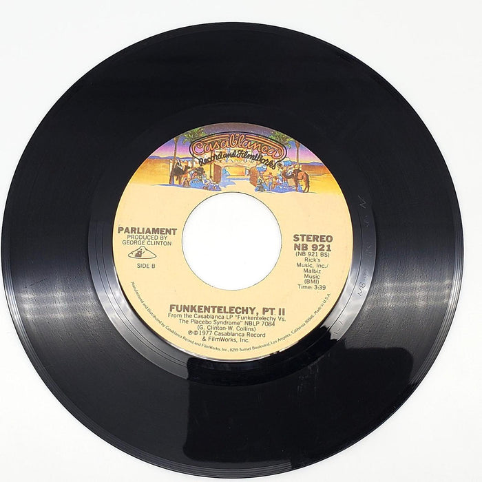 Parliament Funkentelechy 45 RPM Single Record Casablanca 1978 NB 921 2