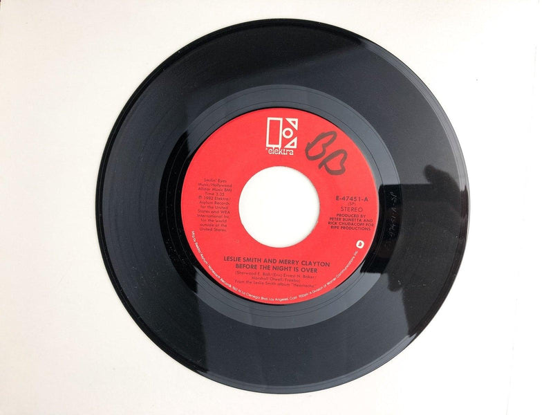 Leslie Smith 45 RPM 7" Single Before the Night is Over Elektra Records 1982 3