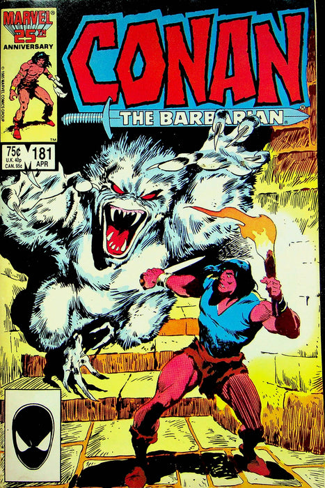 Conan The Barbarian Magazine April 1986 Vol 1 No 181 Stan Lee Maddocs Reign