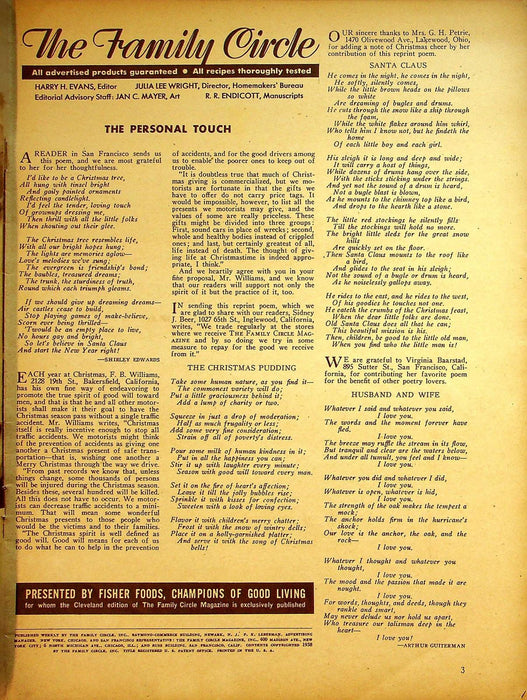 The Family Circle Magazine December 23 1938 Vol 13 No 25 Joan Crawford 2
