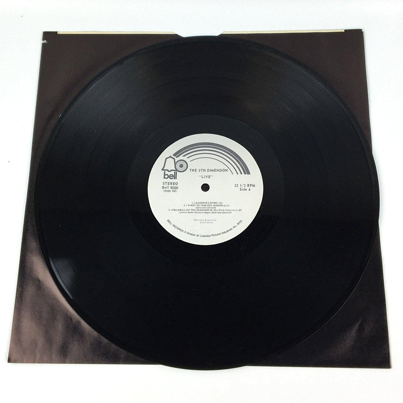 The 5th Dimension Live !! Record 33 RPM Double LP Bell 1971 Die Cut Gatefold 6