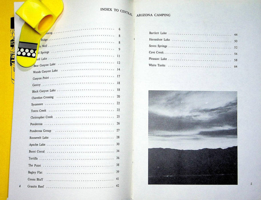 Bob Hirsch's Guide To Camping In Central Arizona Magazine 1975 Salt River Lakes