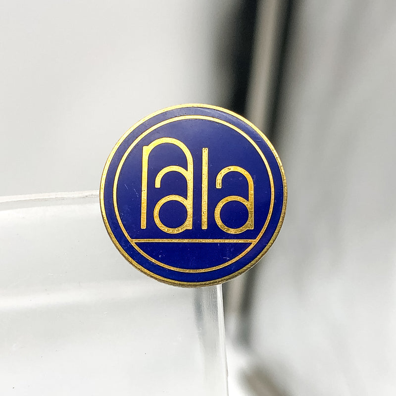 Vintage National Association of Local Authorities Pin Pinback NALA Weyhing Bros
