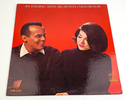 Harry Belafonte An Evening With Belafonte Mouskouri 33 RPM LP Record RCA 1965 1
