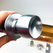 Yale Passage Closet Door Knob BR5301 380BN 26D Satin Chrome New Old Stock NOS 3