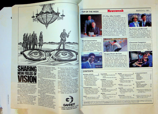 Newsweek Magazine March 9 1981 After Cronkite, Black Conversations 2