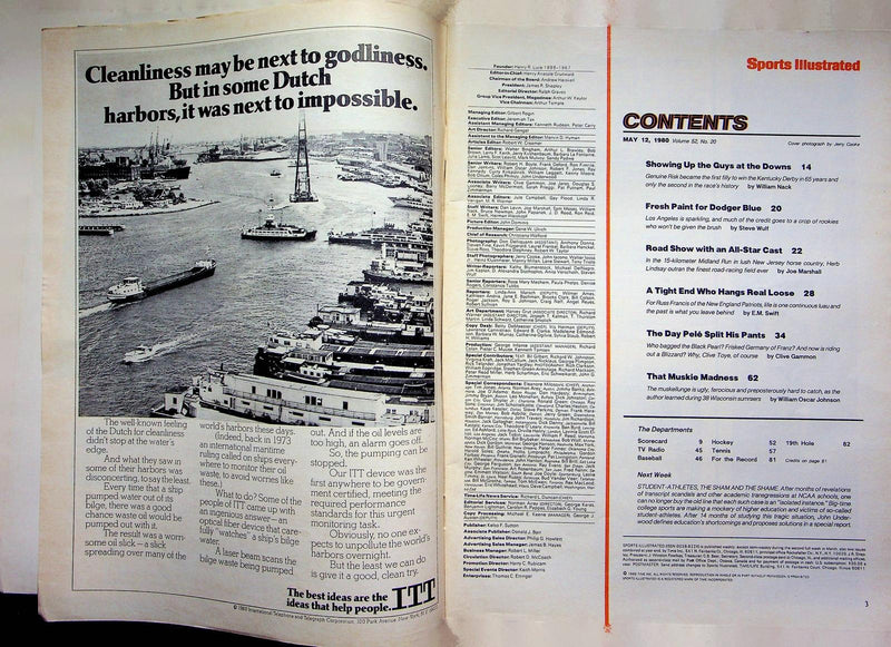 Sports Illustrated Magazine May 12 1980 Genuine Risk Kentucky Derby Filly Winner