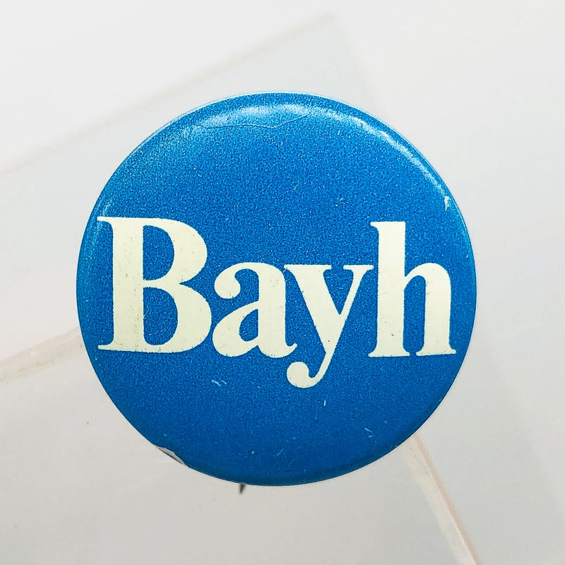 Birch Bayh Political Button Pin .75" Presidential Campaign Indiana Blue Union 3