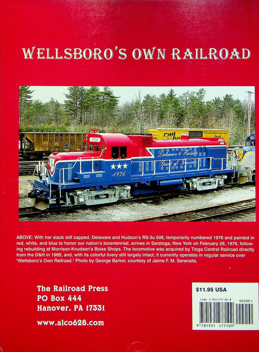 Wellsboro Own Railroad Fallbrook Route New York Central System Richard Stoving