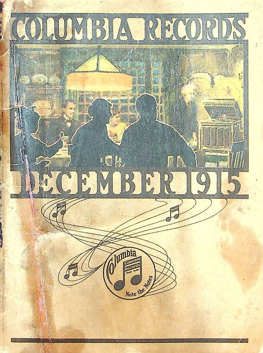 Columbia Records Supplement December 1915 The Aeolian Co Record Names Releases