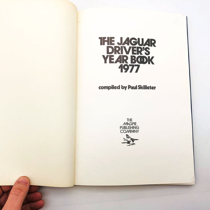 The Jaguar Driver's Year Book 1977 Hardcover Paul Skilleter Sports Car No Jacket 6