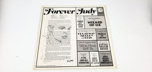 Judy Garland Forever Judy Record 33 RPM LP PX 102 MGM 1969 Limted w/ Poster 2