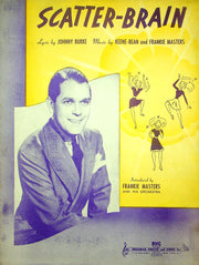 Sheet Music Scatter-Brain Frankie Masters J Burke Keene-Bean 1939 Country Dance 1