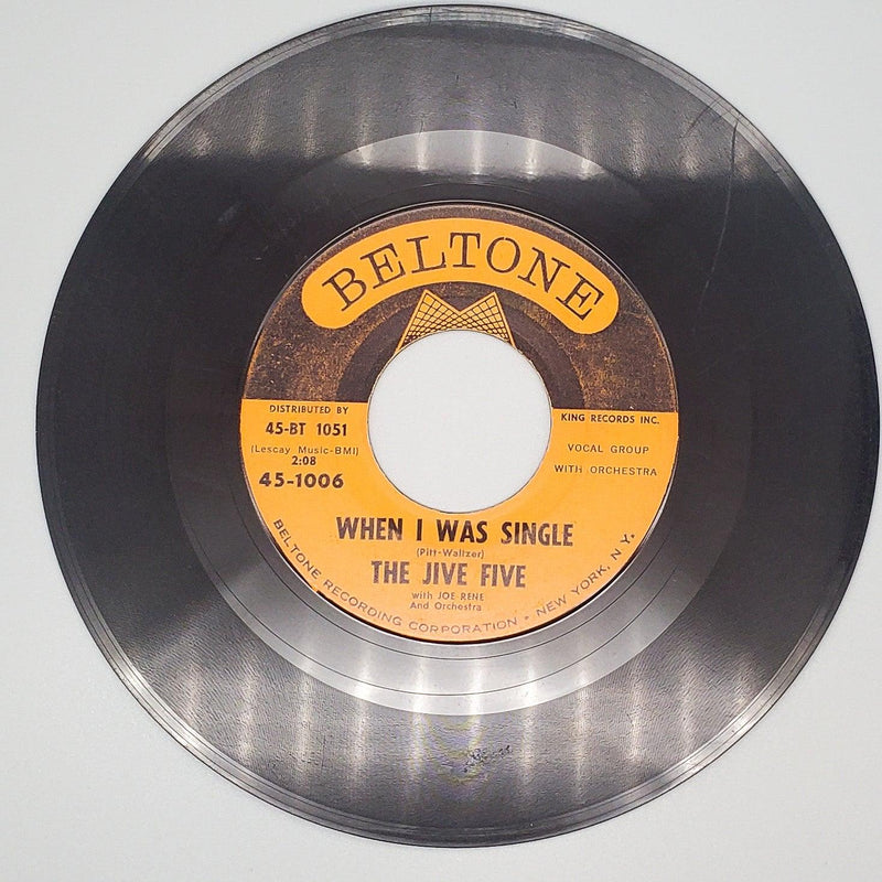 The Jive Five My True Story Record 45 RPM EP 45-1006 Beltone 1961 1