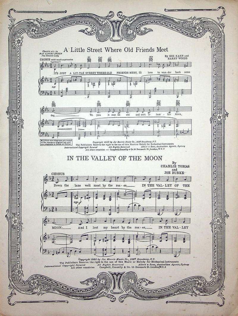 Sheet Music Under The Double Eagle J F Wagner 1933 March Two Step Piano Solo 3