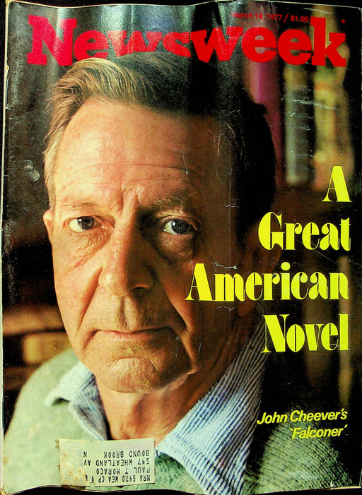 Newsweek Magazine March 14 1977 John Cheevers Falconer Las Vegas Labor Leader 1