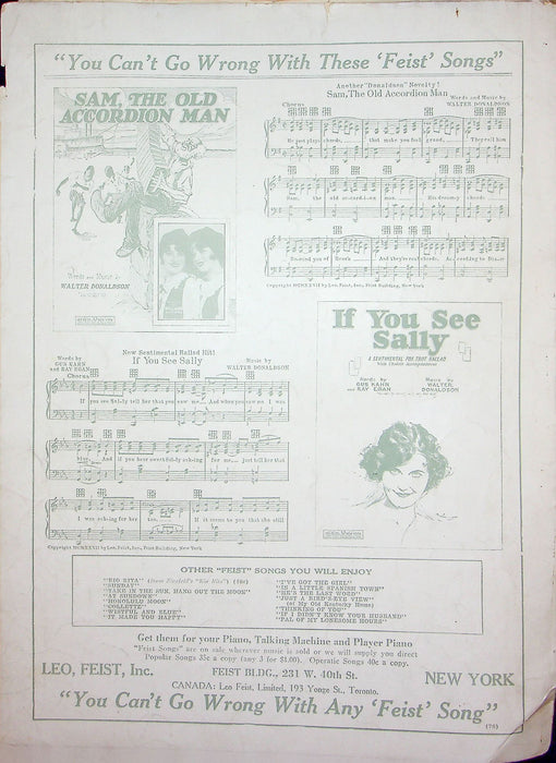 Sheet Music At Sundown Love Is Calling Me Home Walter Donaldson Fox Trot Song 3