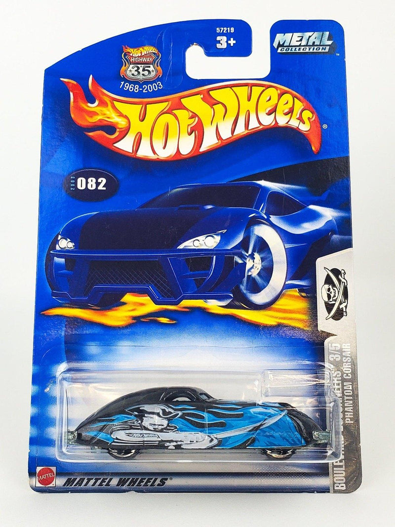 Hot Wheels 2003 Black '38 Phantom Corsair Boulevard Buccaneers 3/5 57219 1