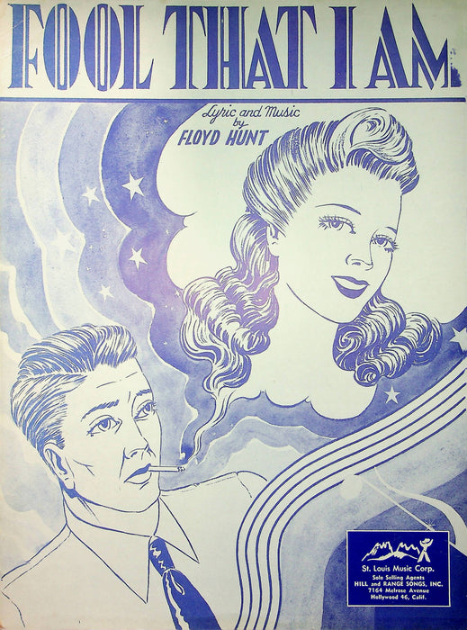 Floyd Hunt Sheet Music Fool That I Am 1947 St Louis Music Corporation 2