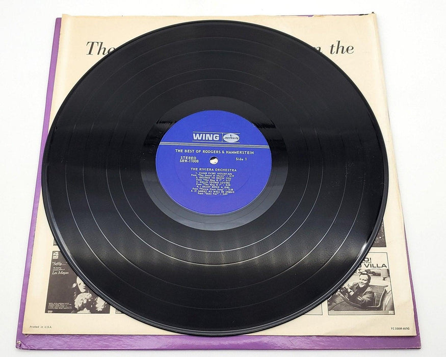Rodgers & Hammerstein Sound Of Music, The King & I 33 RPM LP Record Wings 5