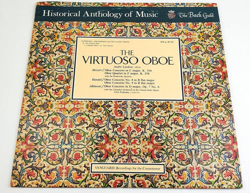 André Lardrot & Felix Prohaska The Virtuoso Oboe 33 RPM LP Record Vanguard 1974 1