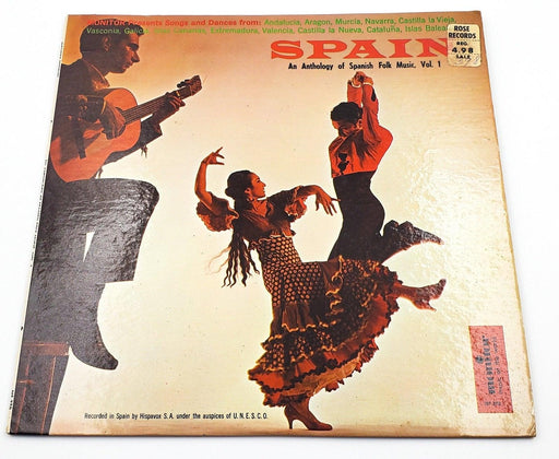Spain An Anthology of Spanish Folk Music Vol 1 33 RPM LP Record Monitor 1962 1