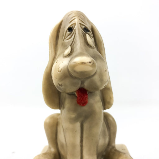 Old Basset Dog Crying Figurine Statue Sure Do Miss You Red Tongue Coon Hunting 1